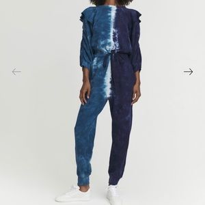 Something Navy Tie Dye Jumpsuit